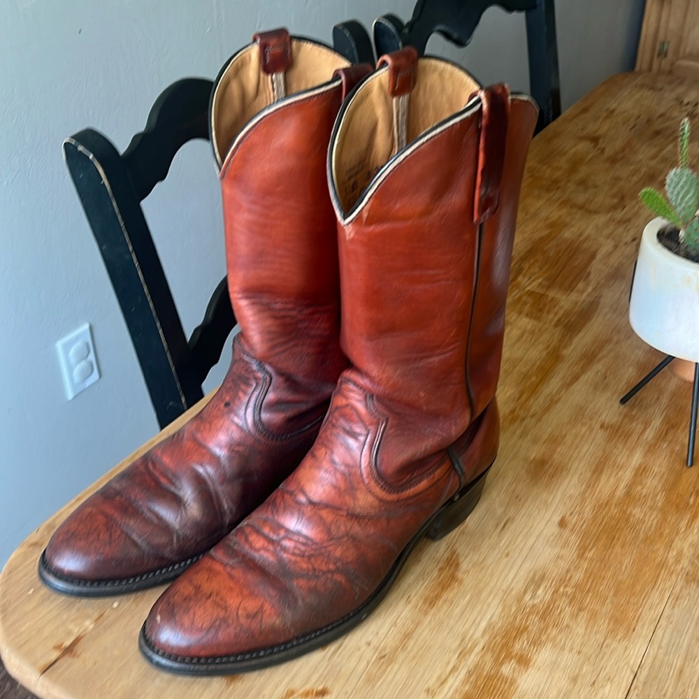 Vintage Red Wing kangaroo Cowboy Boots